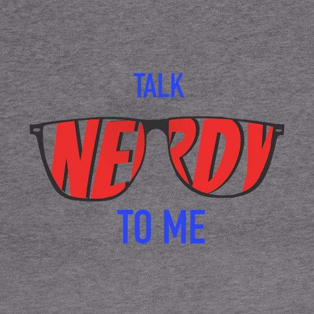 Talk Nerdy To Me - Red/Blue Glasses by The Nerd Couple